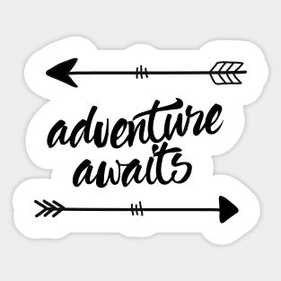 Adventure Awaits Sticker